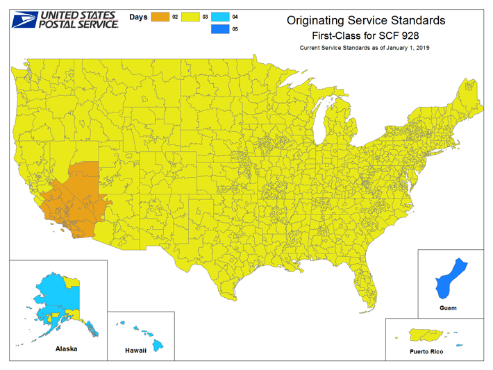 Current USPS Shipping Times