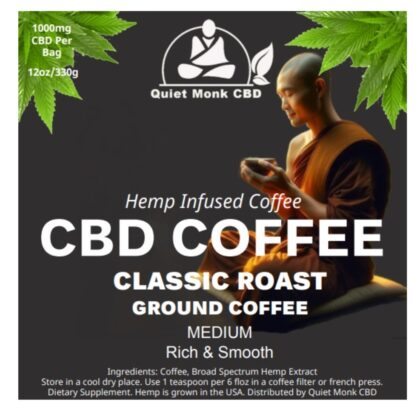 CBD Coffee Label Front