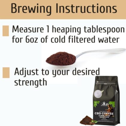 cbd coffee brewing instructions