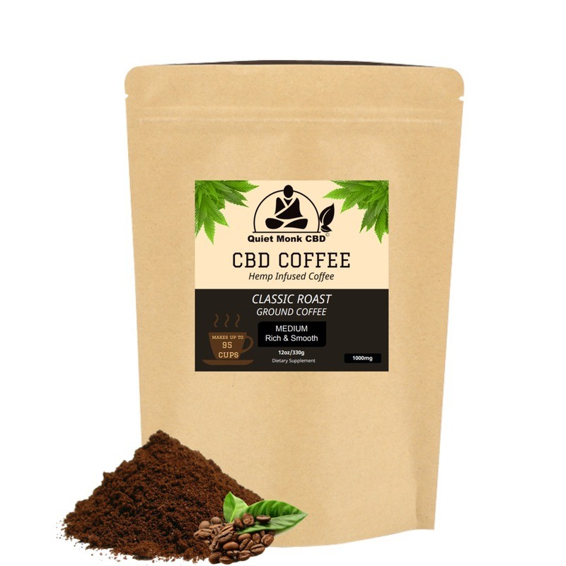 Buy CBD Coffee Buy 2 Get 1 Free Hemp Infused Ground Coffee