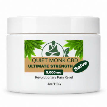 Quiet Monk 5000mg CBD and 500mg CBG ultimate-strength salve