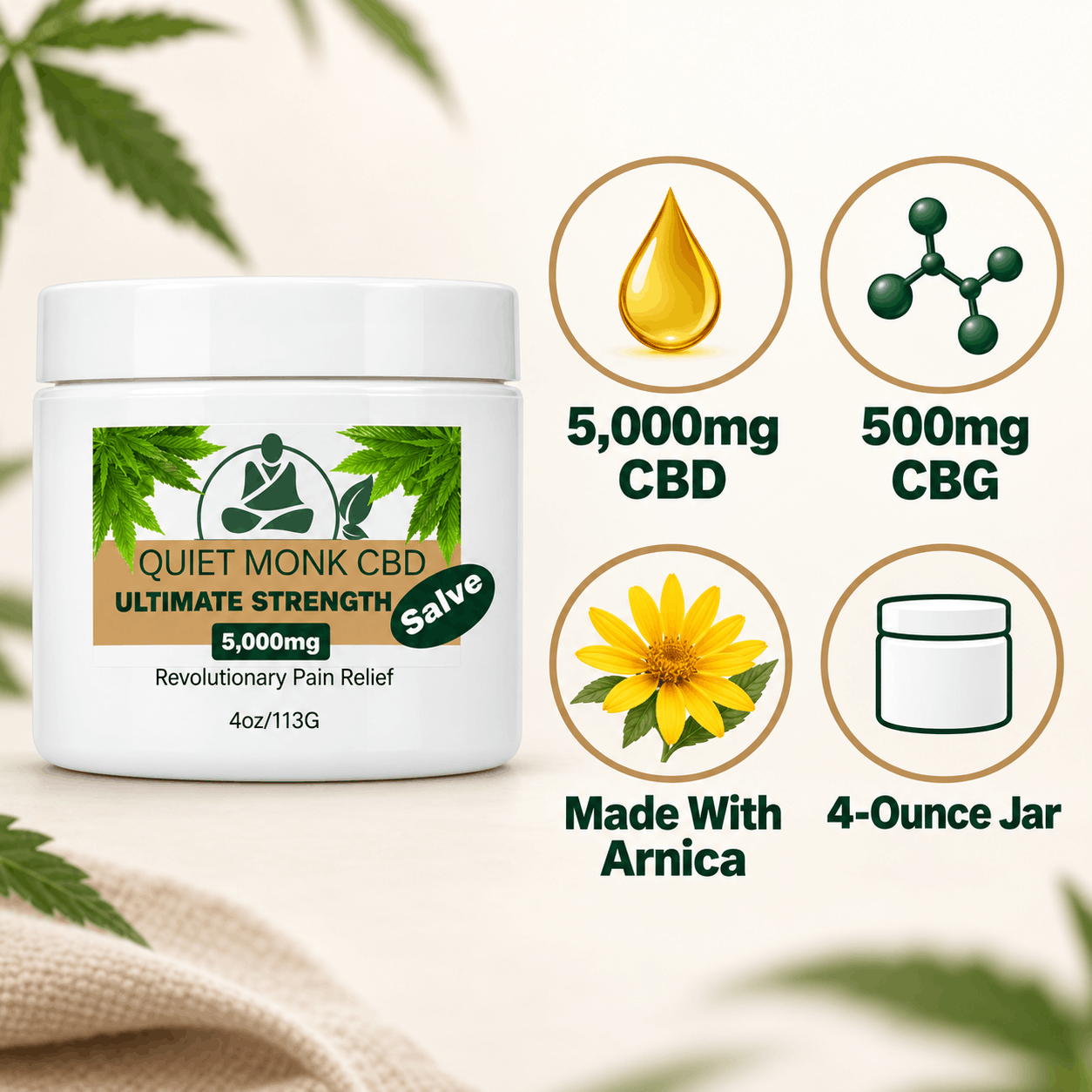 5000mg Ultimate Strength Salve - Image 4