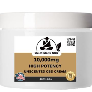 Quiet Monk 10,000 mg cbd cream