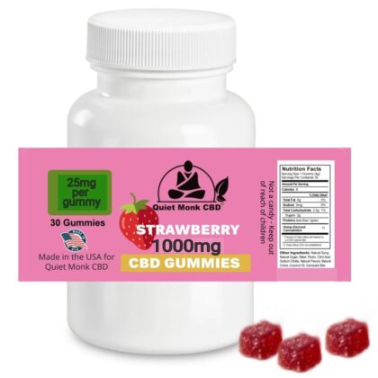 1000mg CBD Gummies Strawberry