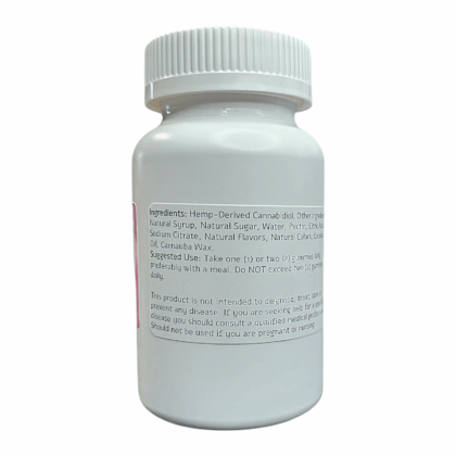 CBD Gummies 1000mg Back Label
