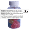 Quiet Monk 50mg CBD gummies 1500 back label