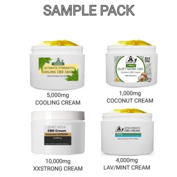 CBD cream samples