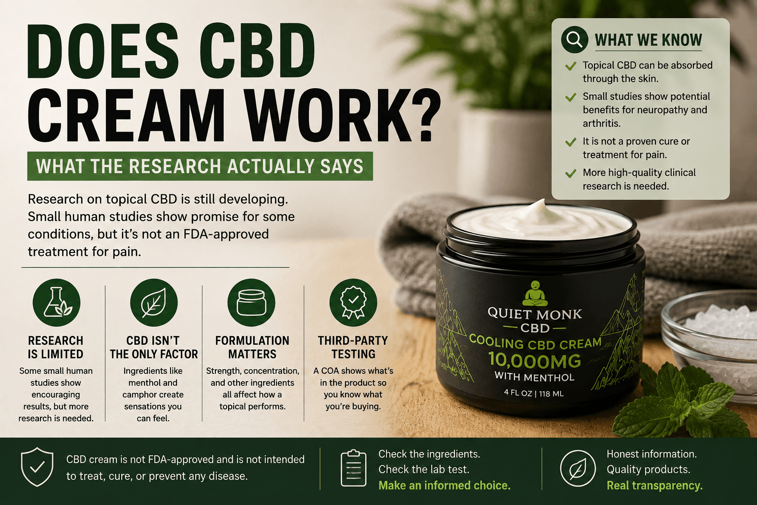 Does CBD Cream Work? What the Research Actually Says