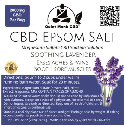 epsom salt cbd label