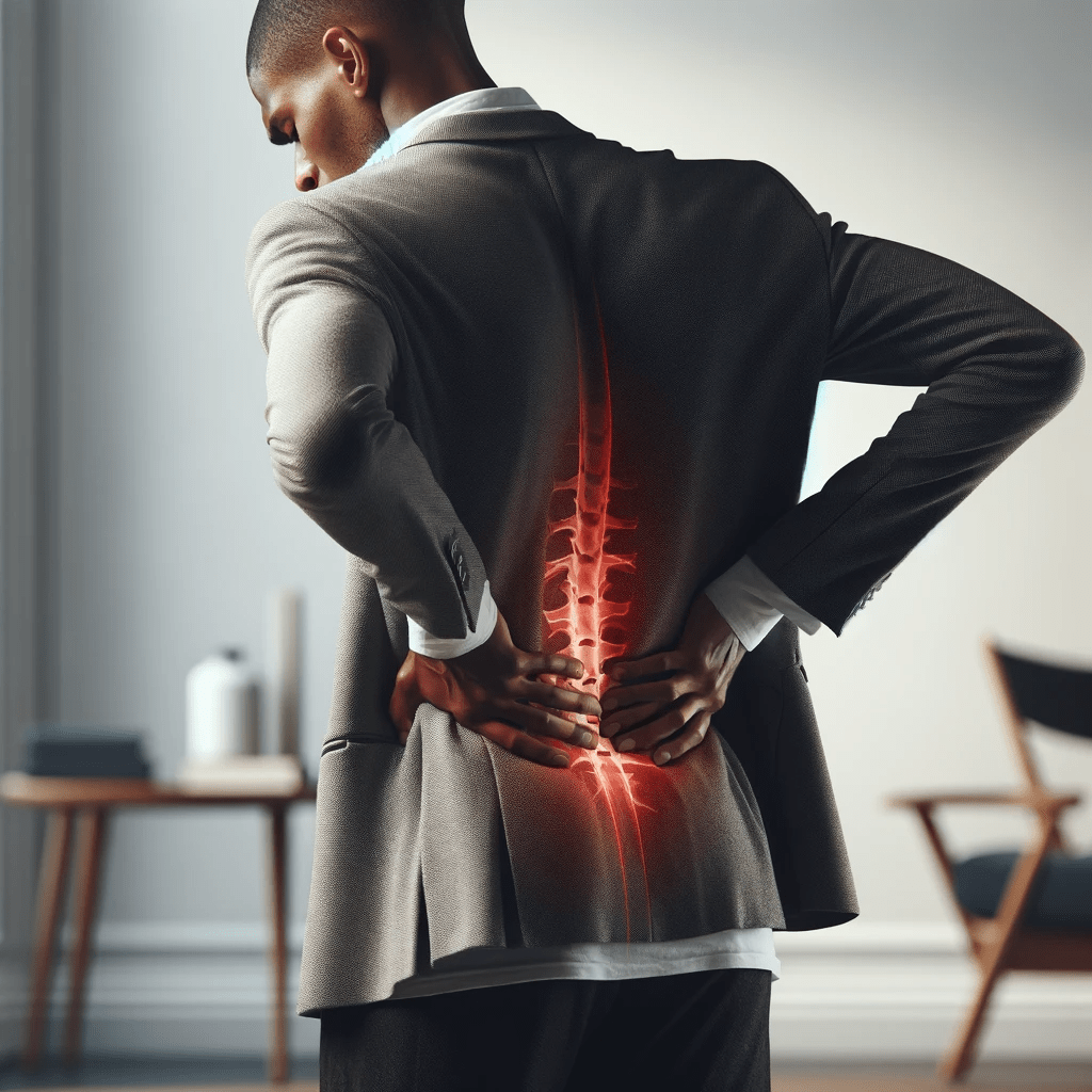 lower back pain for businessman