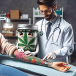 CBD balm and tattoos healing