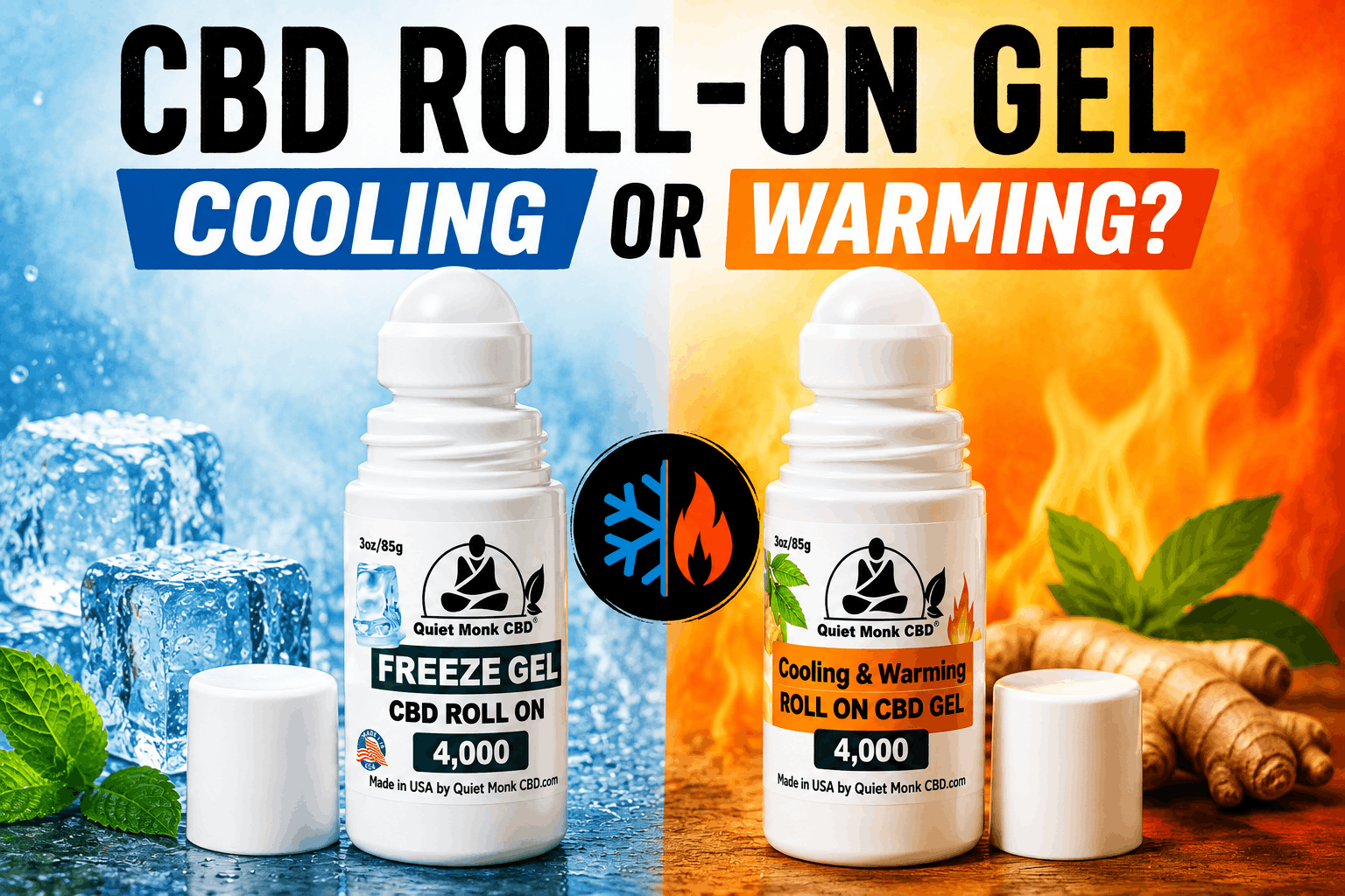 CBD Roll On Gel by Quiet Monk