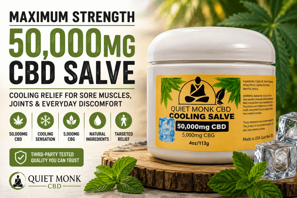 50000mg Salve by Quiet Monk CBD