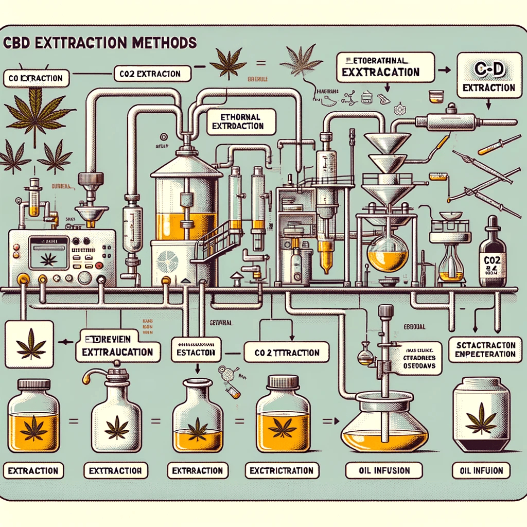 various CBD extraction methods