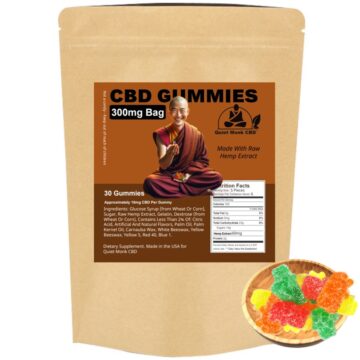 300 mg CBD Gummies Bag