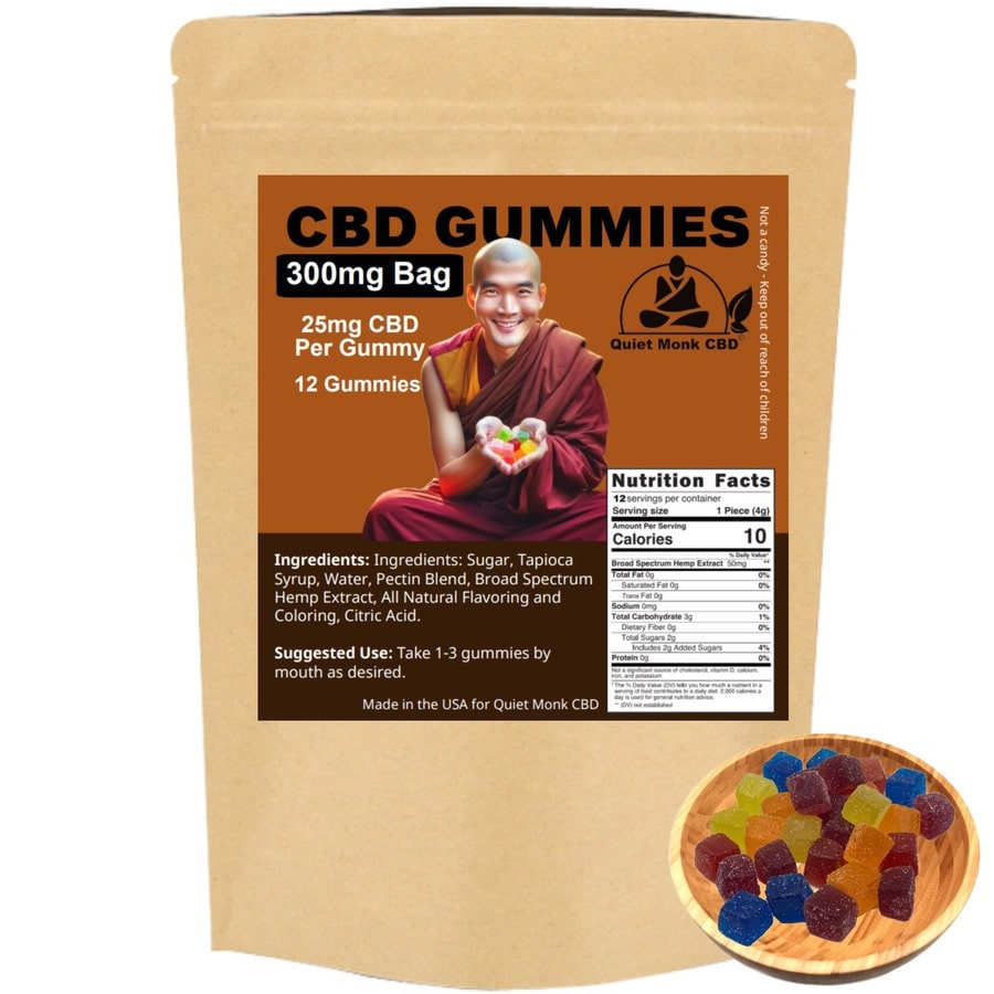 300mg CBD Gummies Bag