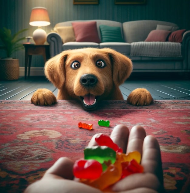 can dogs have CBD gummies for humans