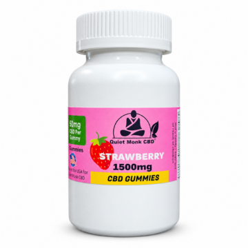 Quiet Monk Vegan CBD gummies bottle