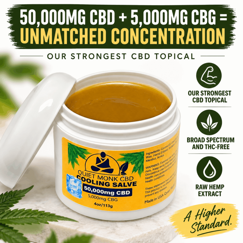 CBD Salve 50000 mg by Quiet Monk