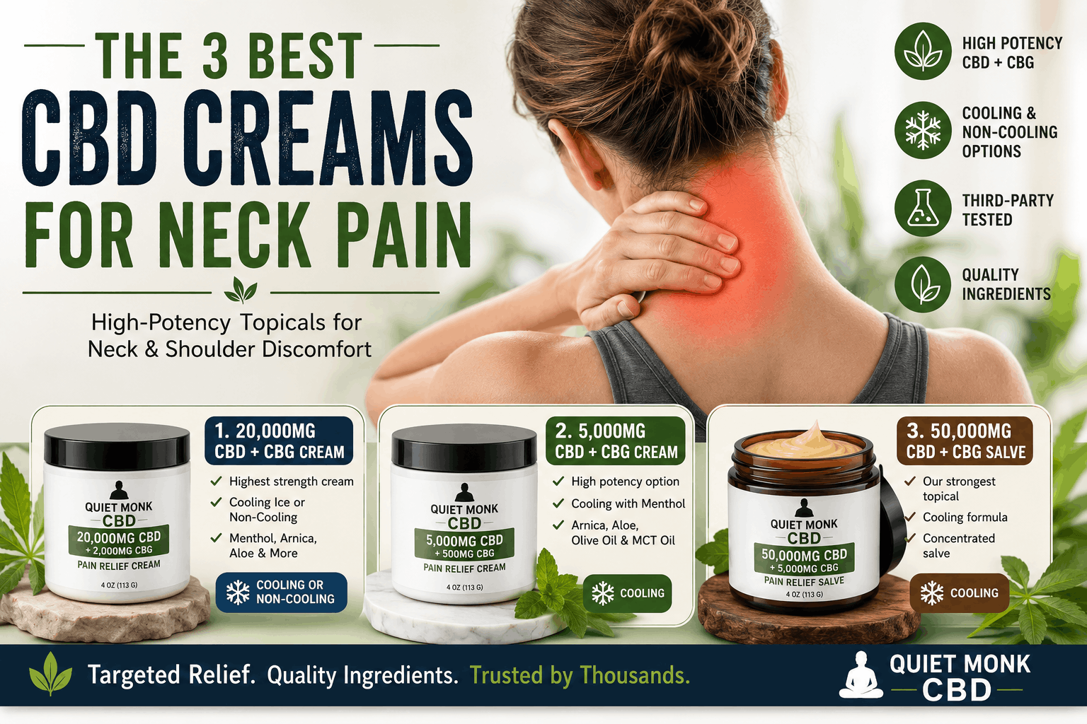 CBD Creams for Neck Pain